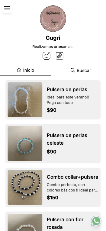 Ejemplo de tienda gugri